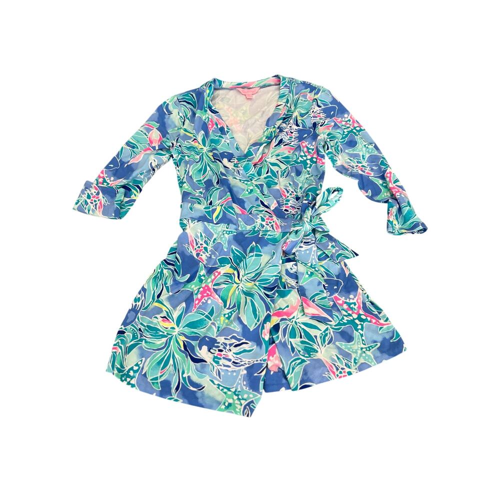 Lilly Pulitzer women’s Karlie wrap romper size S